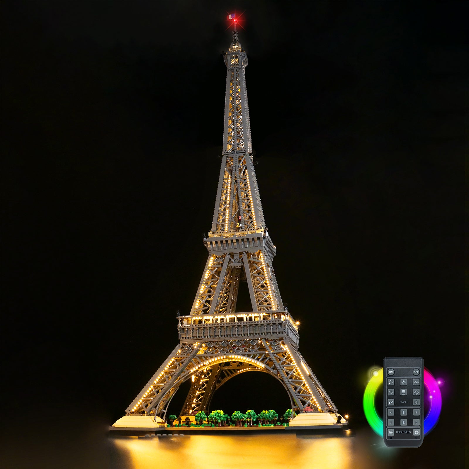 Kit d'éclairage BrickBling pour LEGO Tour Eiffel 10307