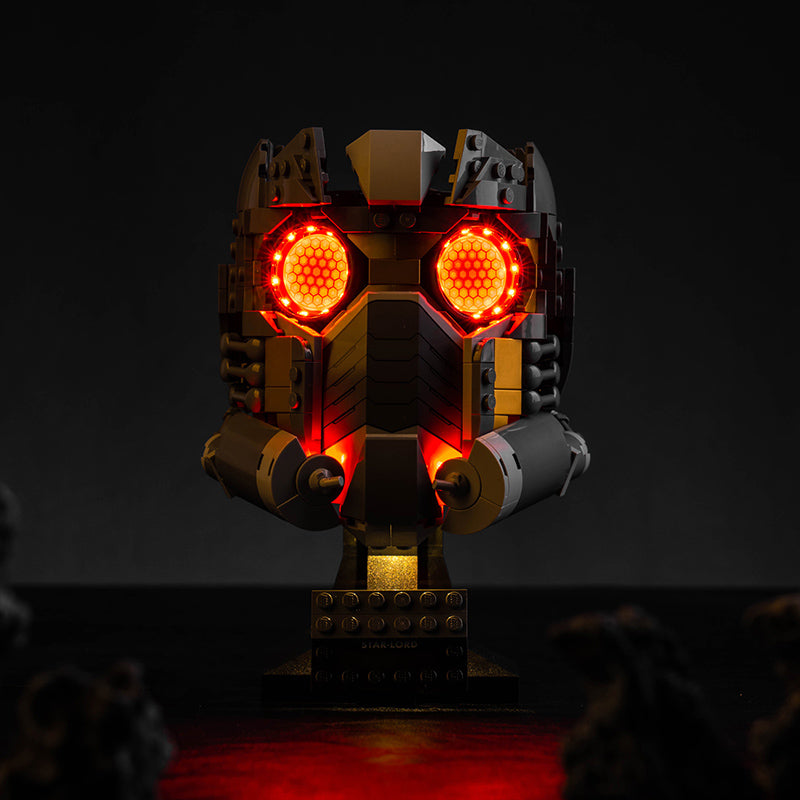 Kit d'éclairage BrickBling pour le casque de LEGO Star-Lord 76251