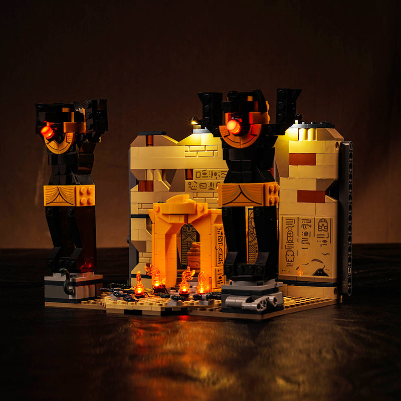 Kit d'éclairage BrickBling pour LEGO L'évasion du tombeau perdu 77013