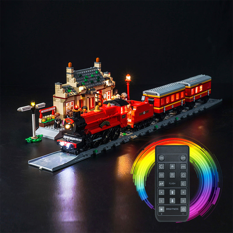 BrickBling Lichtset für LEGO Hogwarts Express™ Zugset mit Hogsmeade Station™ 76423