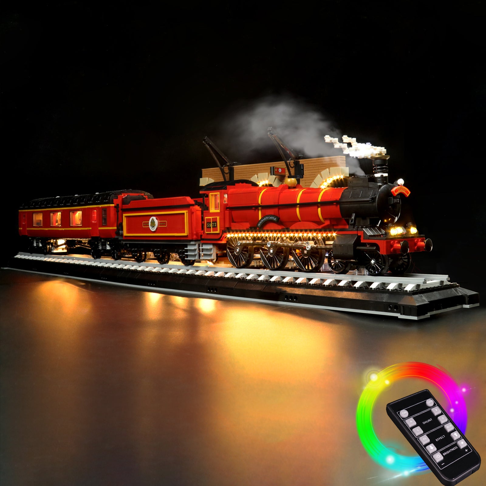 BrickBling Lichtset für LEGO Hogwarts Express – Collector‘s Edition 76405