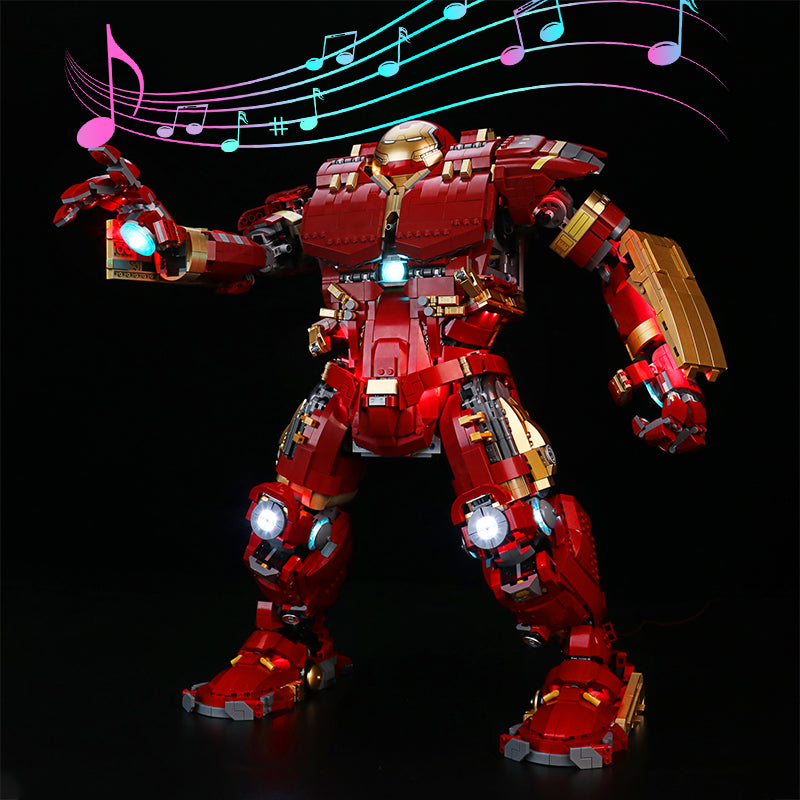 BrickBling Lichtset für LEGO Marvel Hulkbuster 76210