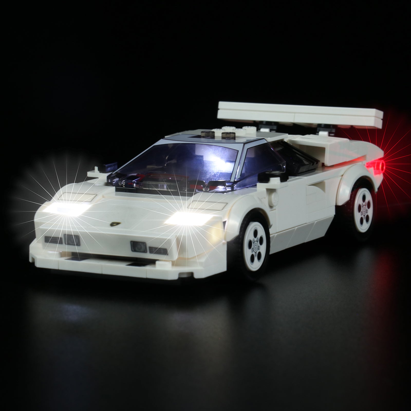Kit d'éclairage BrickBling pour LEGO Speed Champions Lamborghini Countach 76908