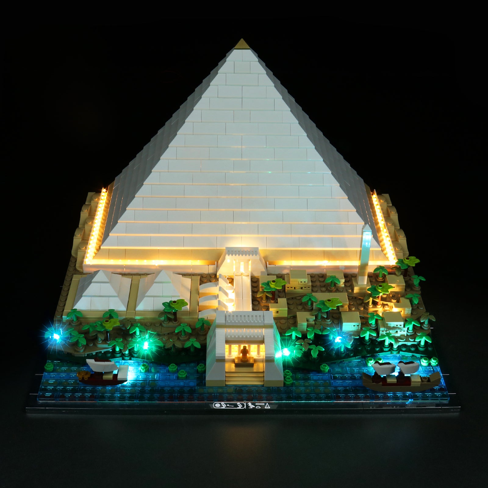 BrickBling Lichtset für LEGO Die Große Pyramide von Gizeh 21058