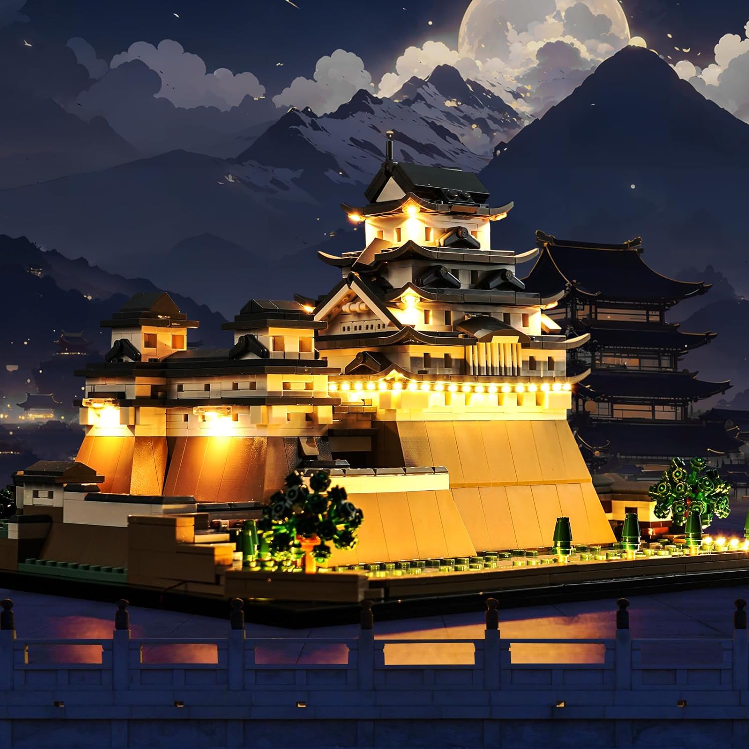 BrickBling Light Kit for LEGO Himeji Castle 21060