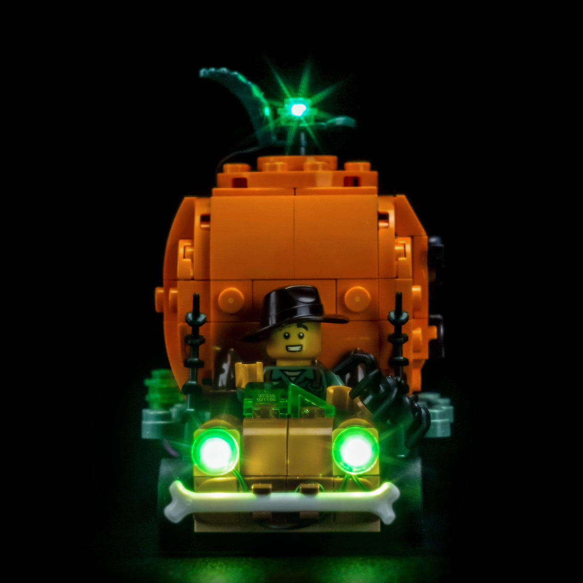BrickBling LED lighting accessories for LEGO Jack-O'-Lantern Pickup Truck 40822