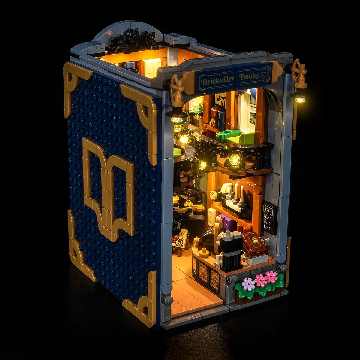 LED Light Kit for LEGO Icons Bookstore: Book Nook 11379