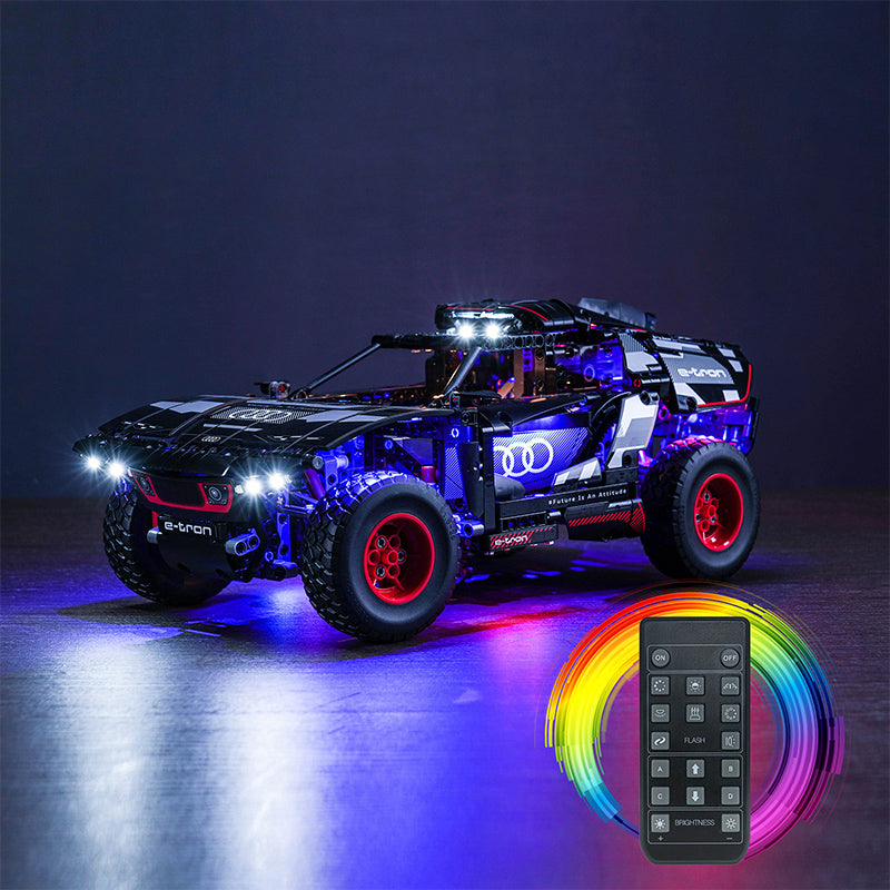 Kit d'éclairage BrickBling pour LEGO Technic Audi RS Q e-tron 42160