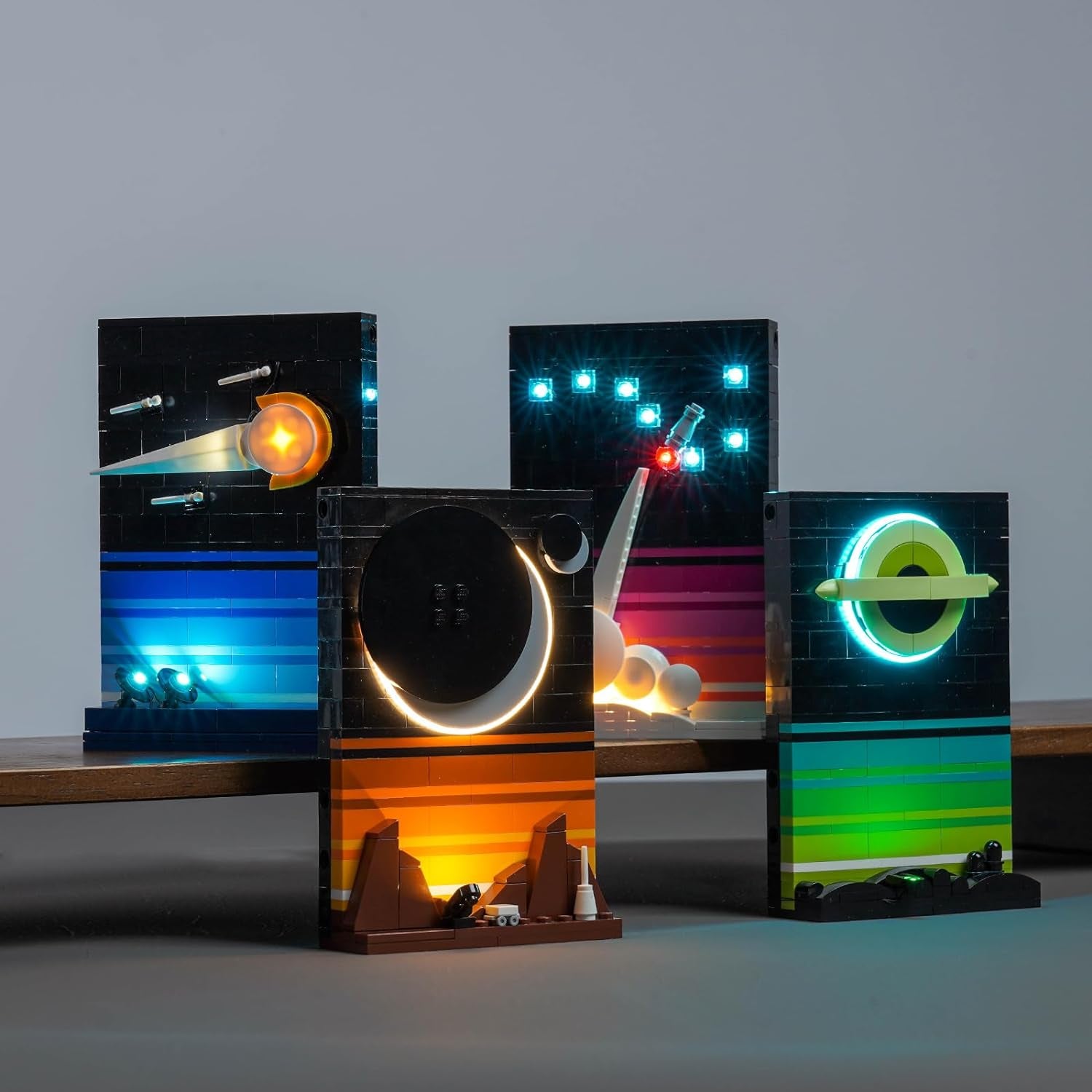 LED Lighting Kit for Lego Tales of the Space Age, Voice Control Version Lights Compatible with Lego 21340 (Lights Only, No Model)