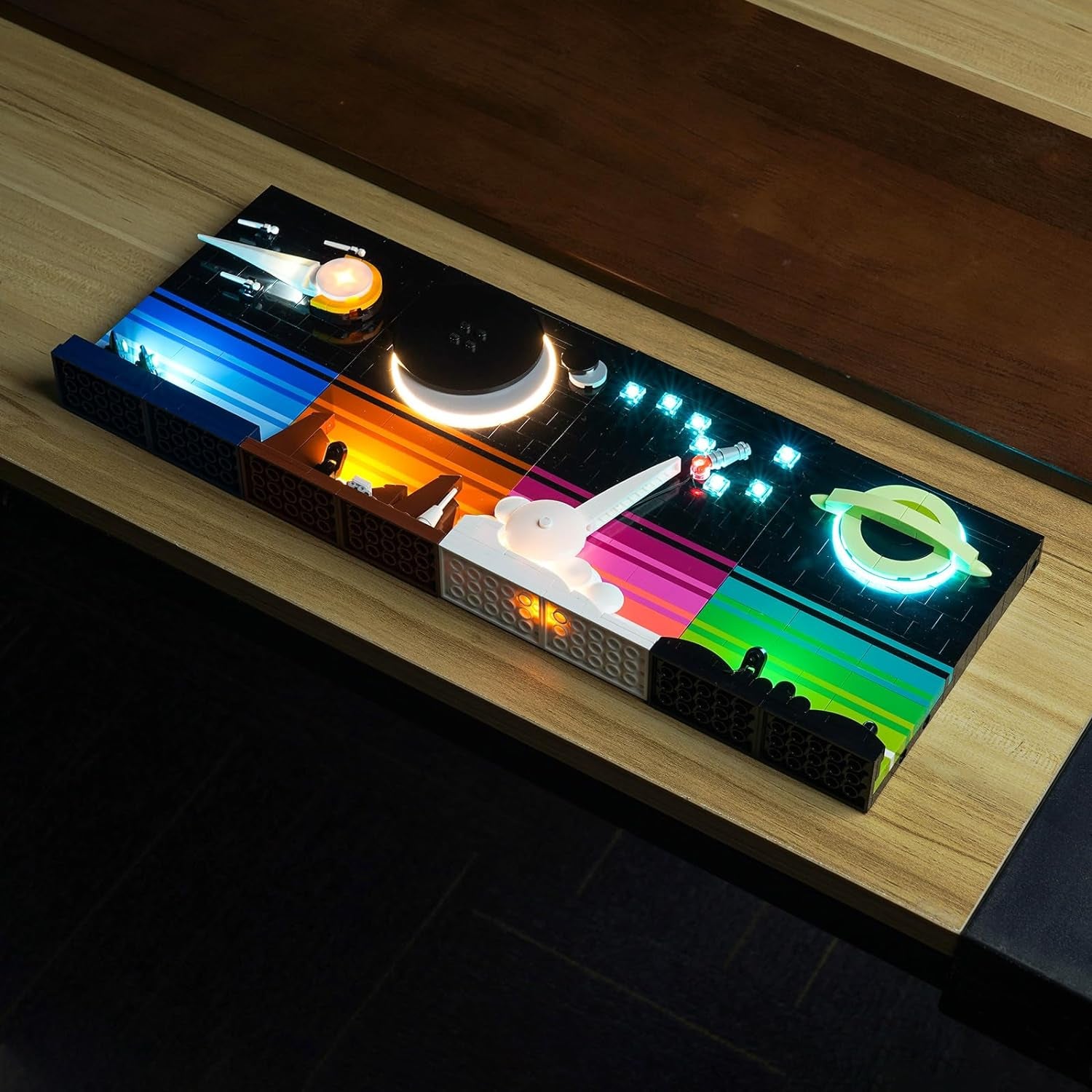 LED Lighting Kit for Lego Tales of the Space Age, Voice Control Version Lights Compatible with Lego 21340 (Lights Only, No Model)