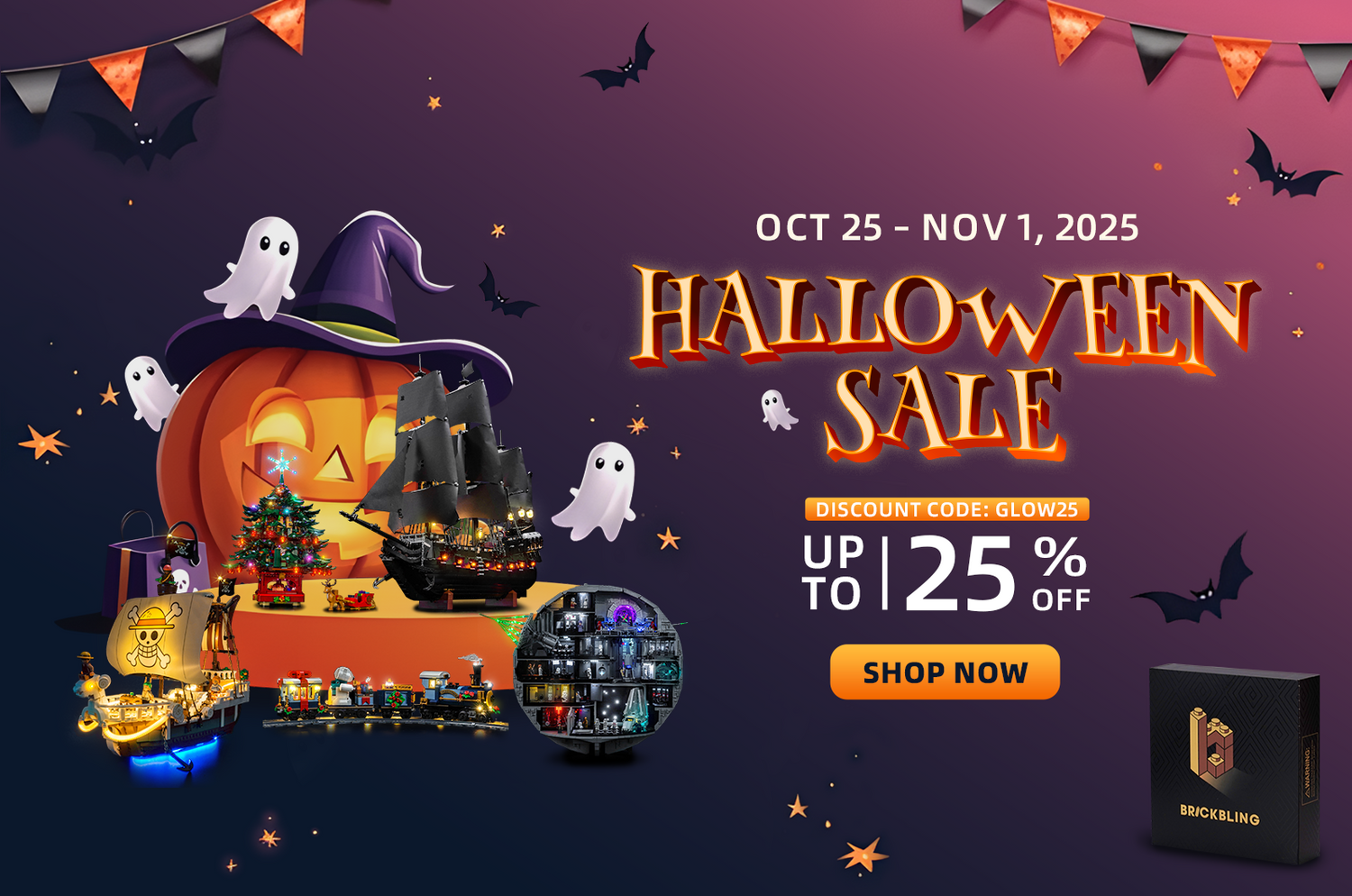 BrickBling's Halloween themed event is here! — 25% off everything!