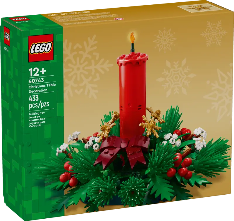 Brighten Your Holidays with LEGO Christmas Table Decoration 40743