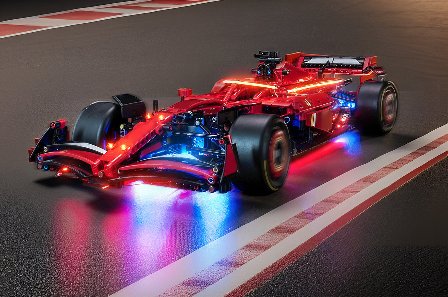Illuminate Your LEGO Ferrari SF-24 F1 Car with BrickBling Light Kit