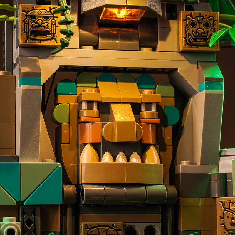 BrickBling Lichtset für LEGO Tempel des Goldenen Idols 77015
