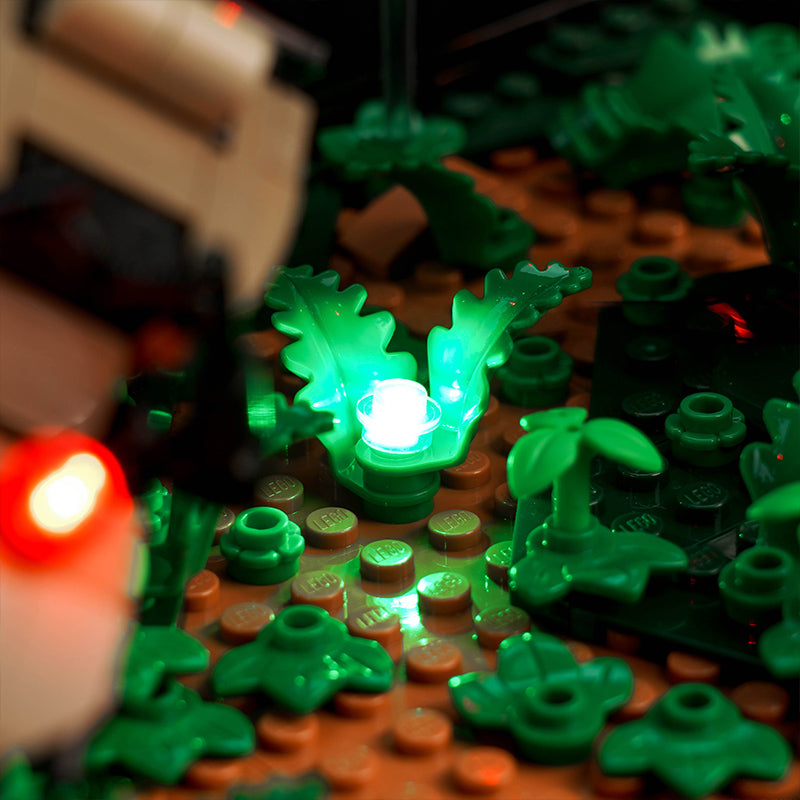 BrickBling Lichtset für LEGO Endor Speeder Chase Diorama 75353