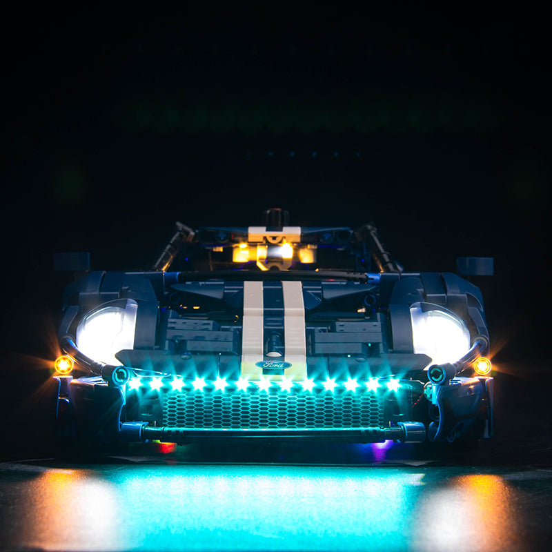 BrickBling Lichtset für LEGO Technic 2022 Ford GT 42154 Fernbedienungsversion