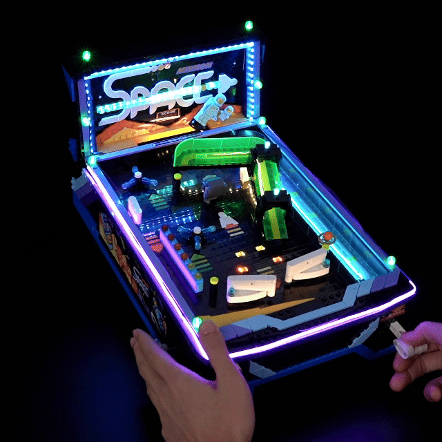 BrickBling Light Kit for LEGO Icons Arcade Pinball Machine 11374