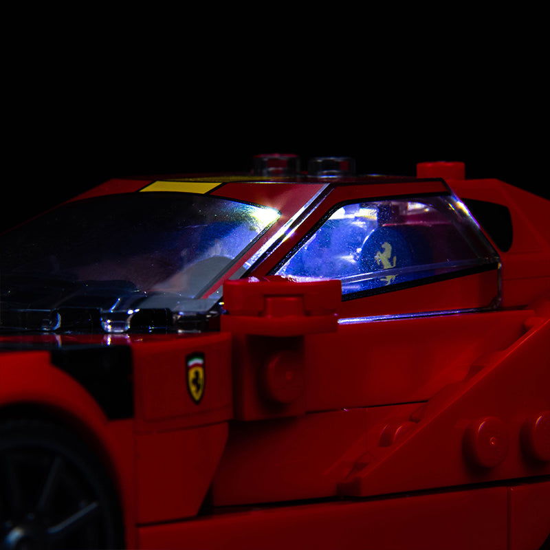 BrickBling Lichtset für LEGO Speed ​​Champions Ferrari 812 Competizione 76914