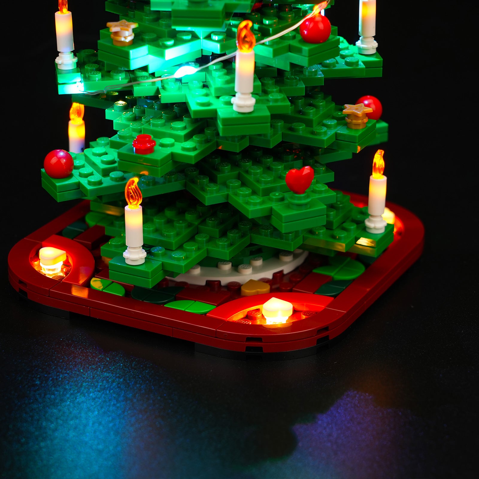 BrickBling Light Kit for LEGO Christmas Tree Building 40573 Sound Version