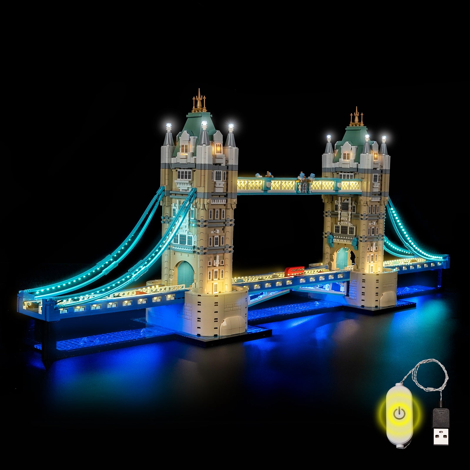 BrickBling Light Kit for LEGO Architecture Tower Bridge 21067