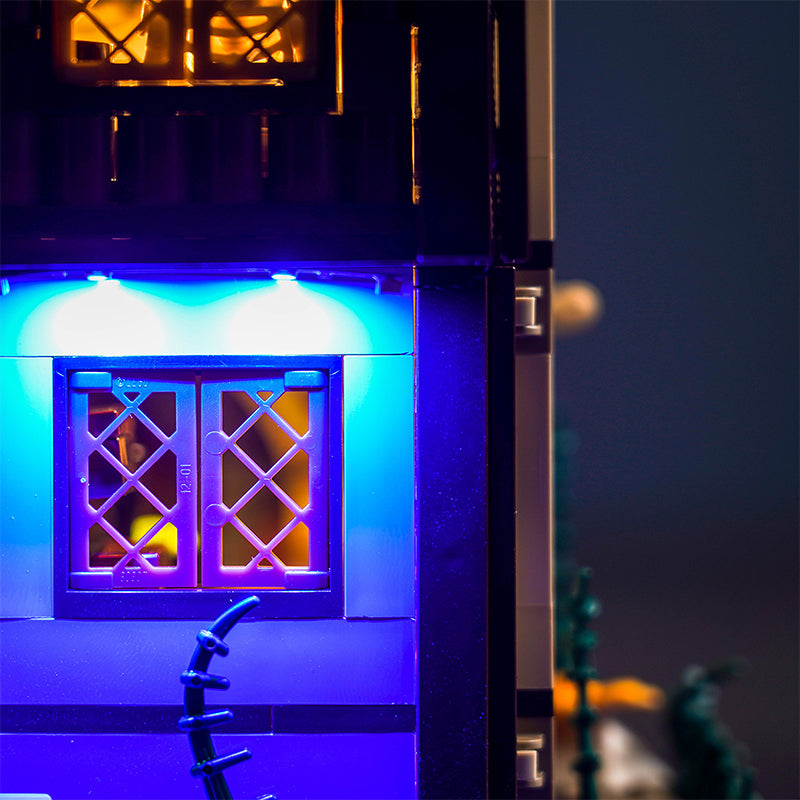 Kit d'éclairage BrickBling pour LEGO Disney Hocus Pocus : Le cottage des sœurs Sanderson 21341