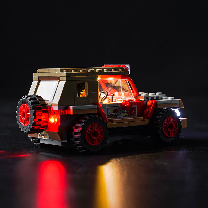 Kit d'éclairage BrickBling pour l'embuscade du Dilophosaure LEGO 76958