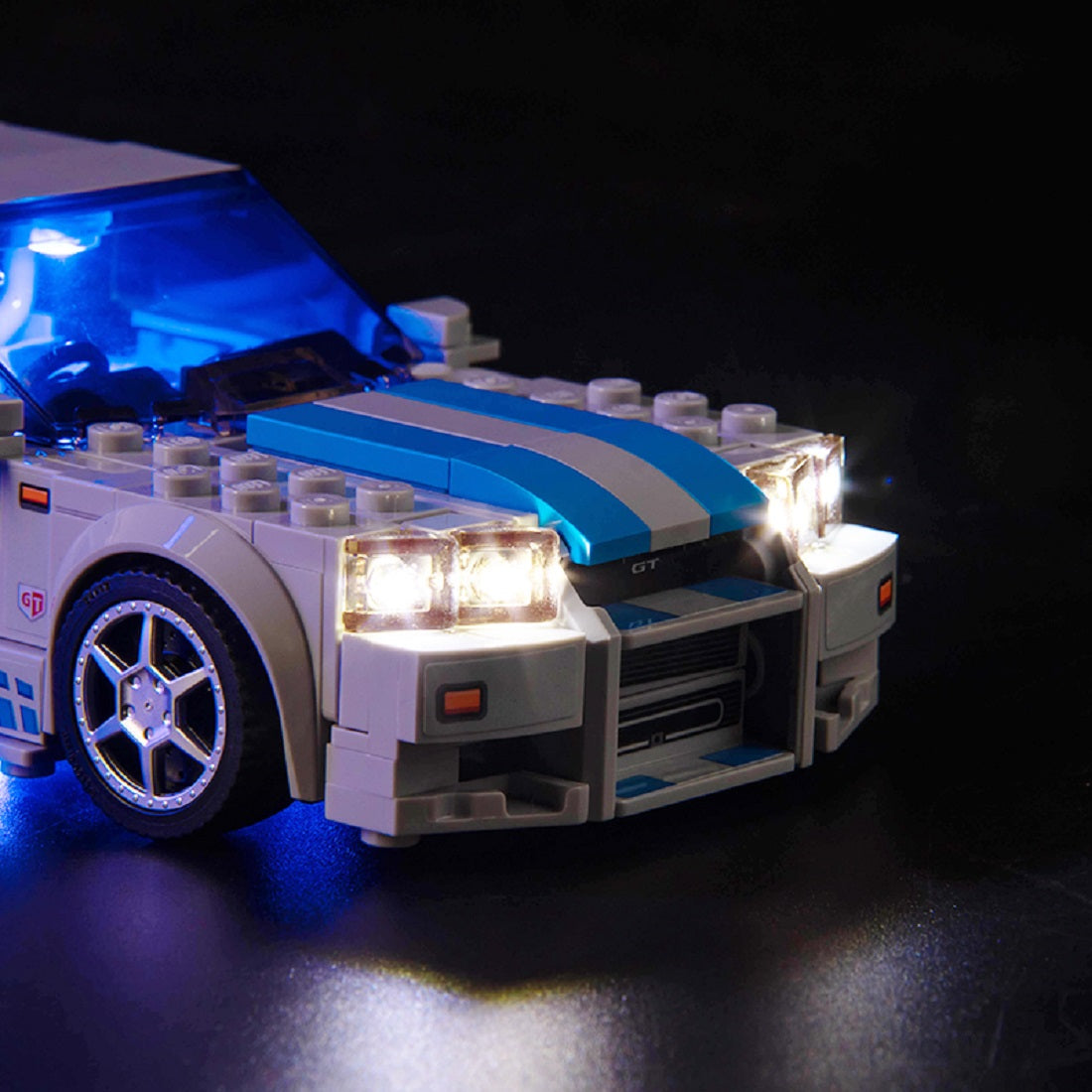 BrickBling Light Kit for LEGO 2 Fast 2 Furious Nissan Skyline GT-R (R34) 76917