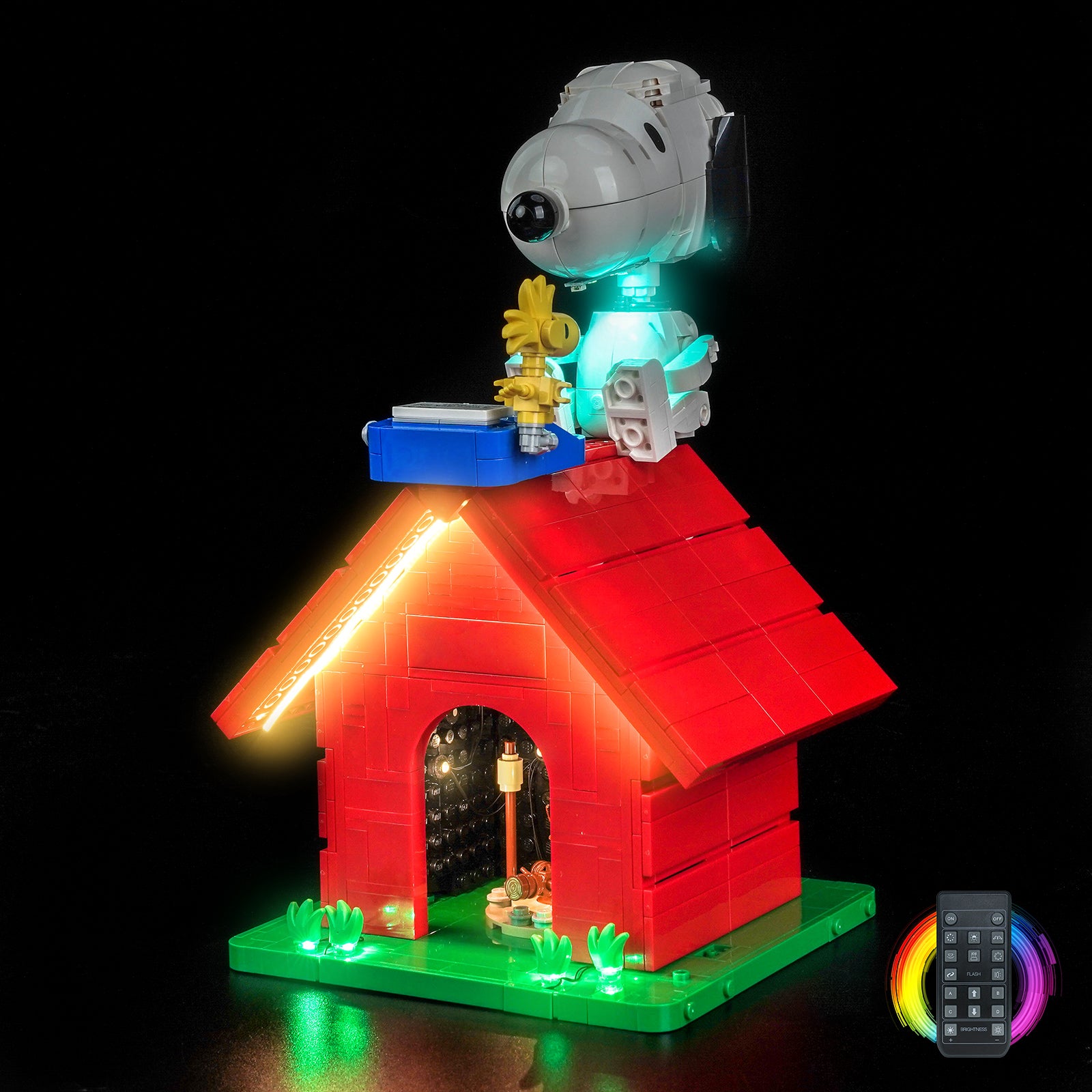 LEGO Ideas ピーナッツ：スヌーピーの犬小屋 21368用 BrickBling ライトキット