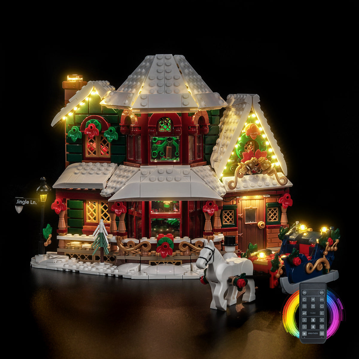 BrickBling Light Kit for LEGO Icons Holiday House 11387