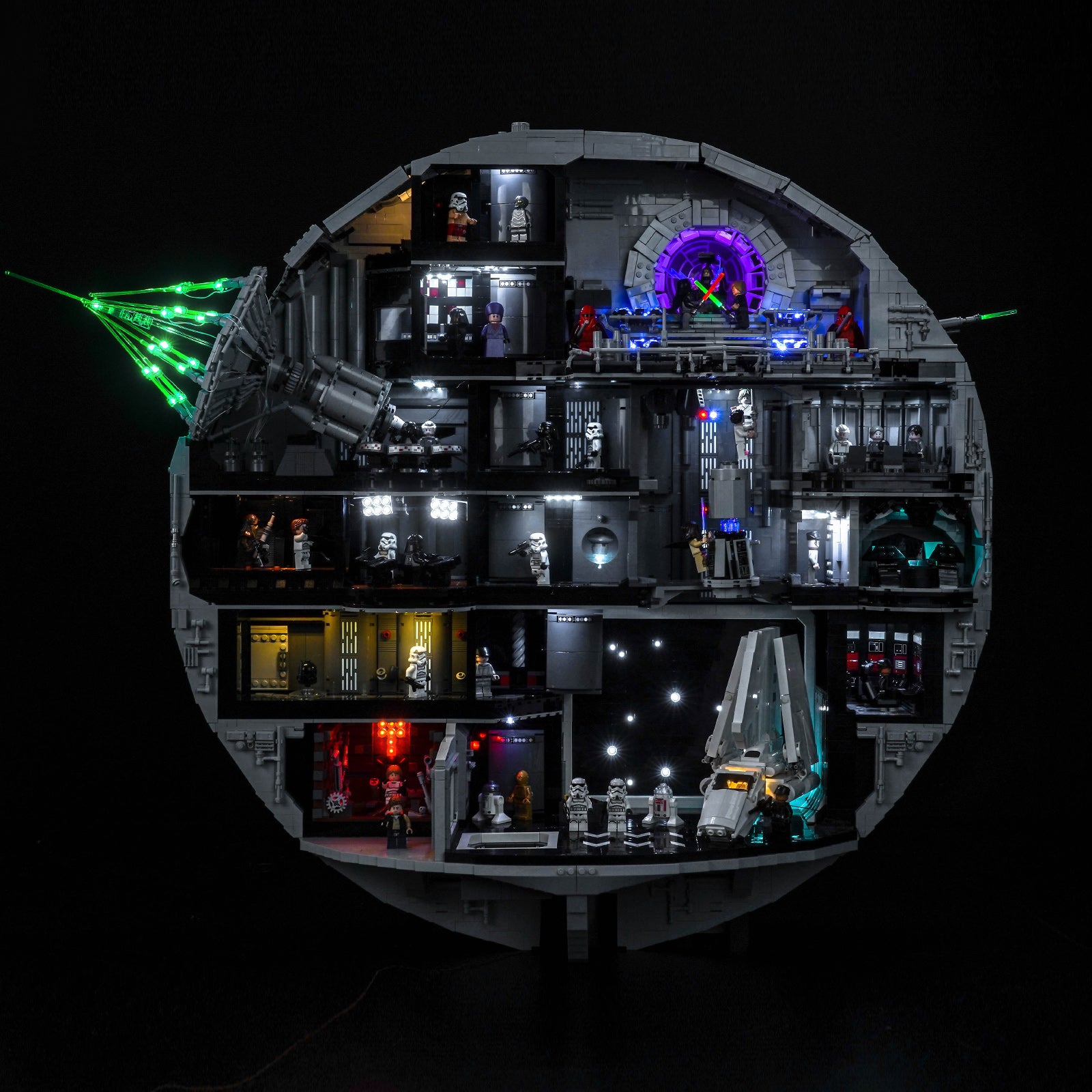 Kit d'éclairage BrickBling pour LEGO Star Wars Death Star™ 75419