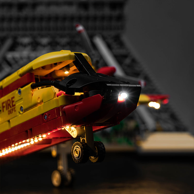 Kit d'éclairage BrickBling pour avion de pompier LEGO Technic 42152