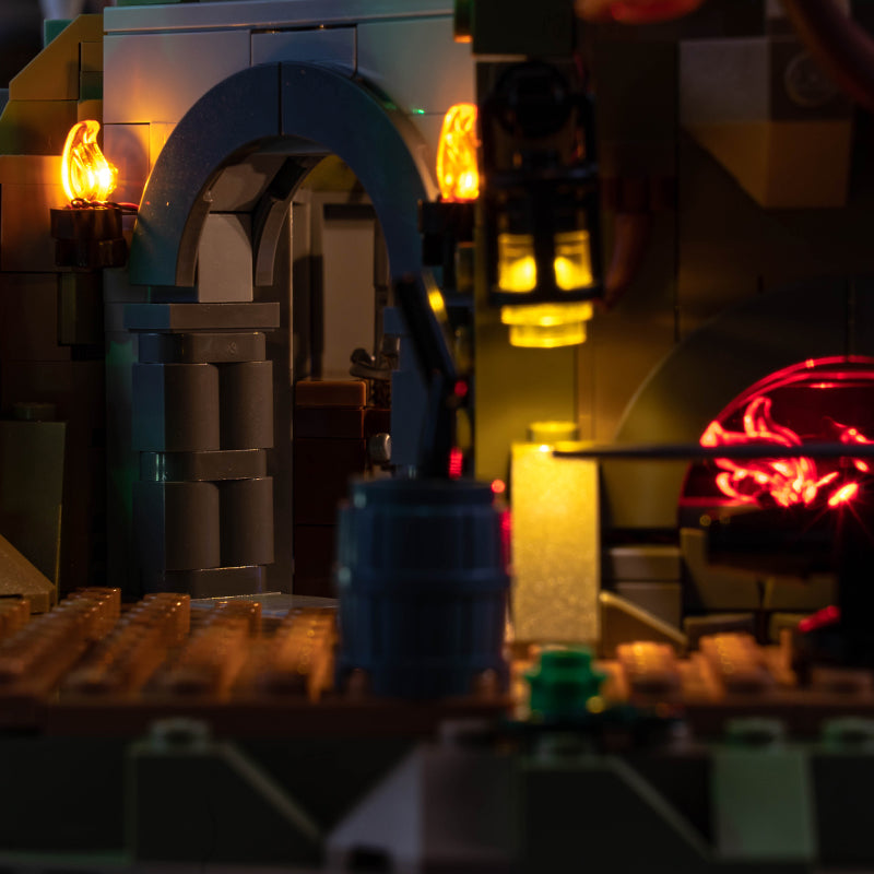BrickBling Lichtset für LEGO Der Herr der Ringe: Bruchtal 10316