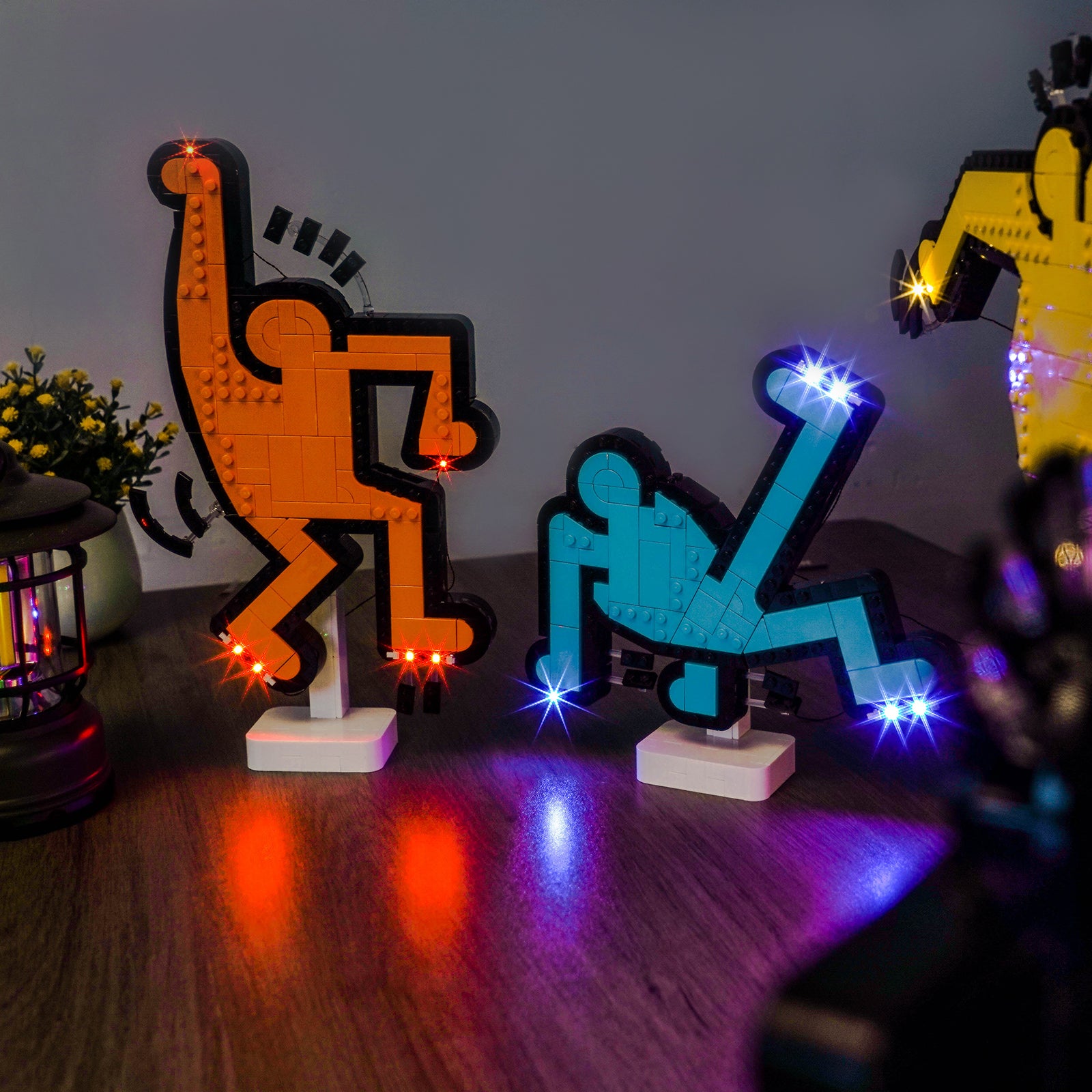 Kit d'éclairage BrickBling pour LEGO Art Keith Haring – Figurines dansantes 31216