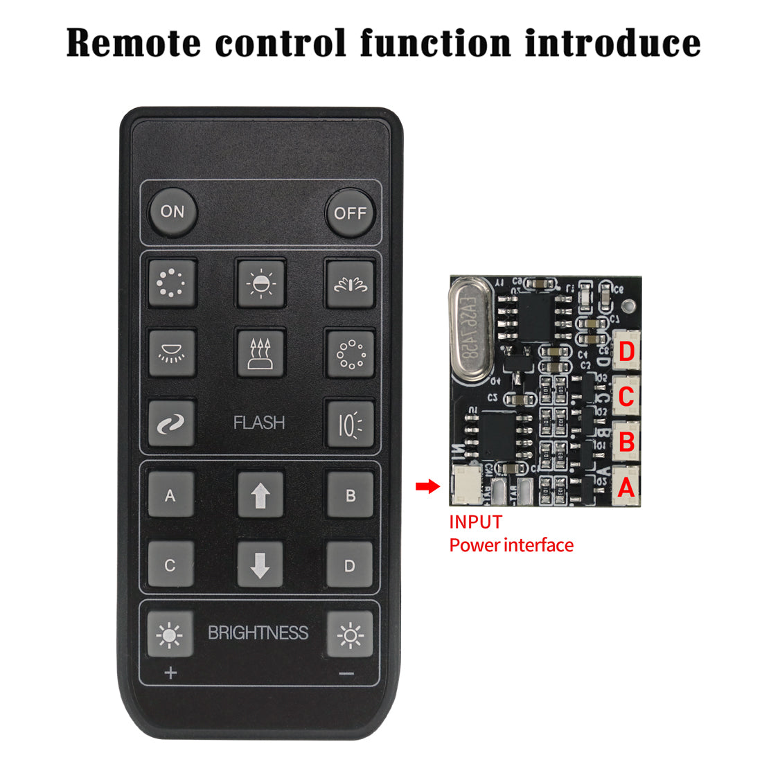 18-key Multi-function Remote Control for BrickBling Light Kits