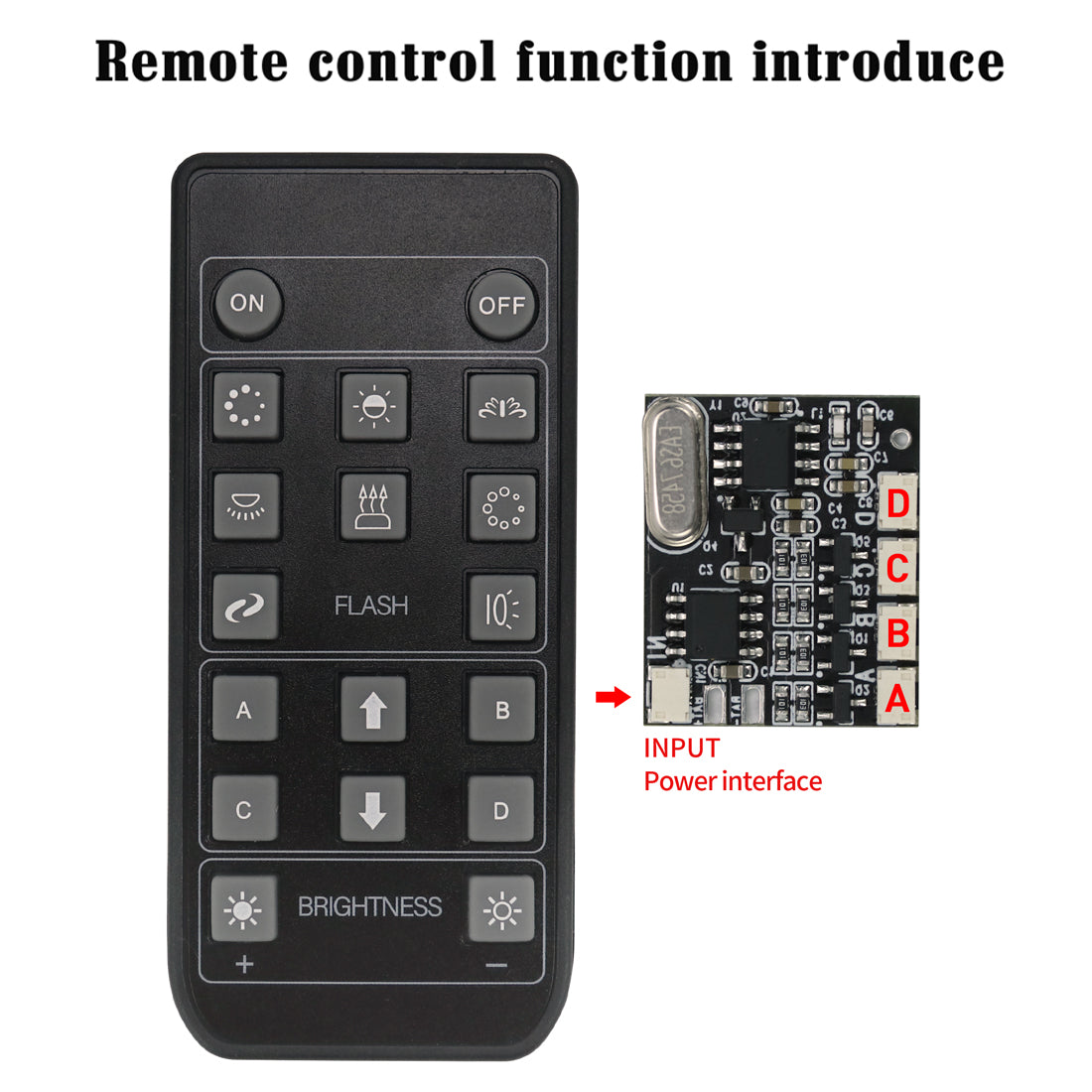 18-key Multi-function Remote Control for BrickBling LEGO Light Kits