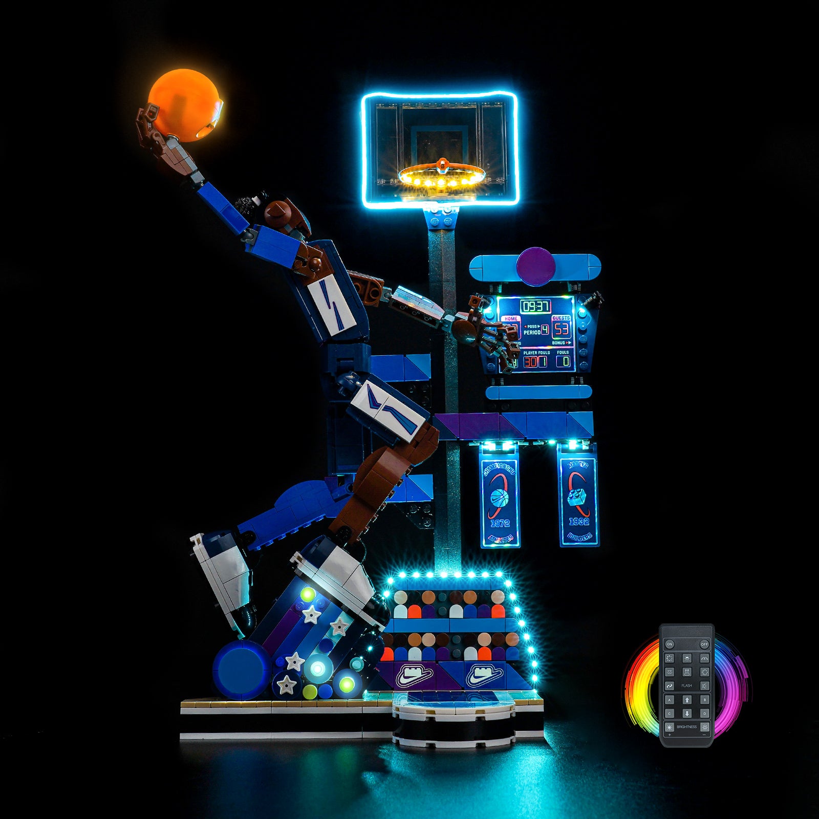 Kit d'éclairage BrickBling pour LEGO Nike Slam Dunk 43010
