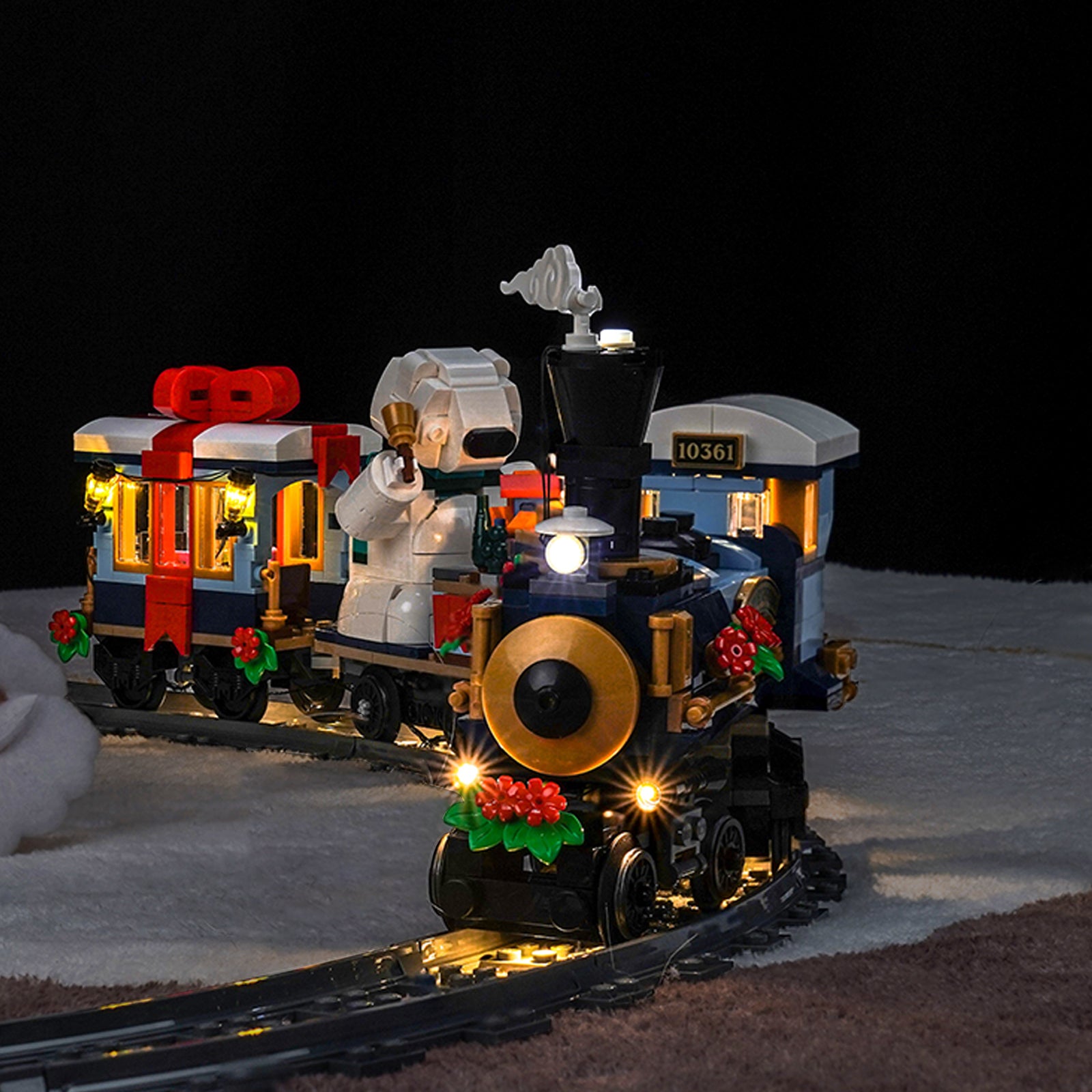 Kit d'éclairage BrickBling pour LEGO Icons Holiday Express Train 10361