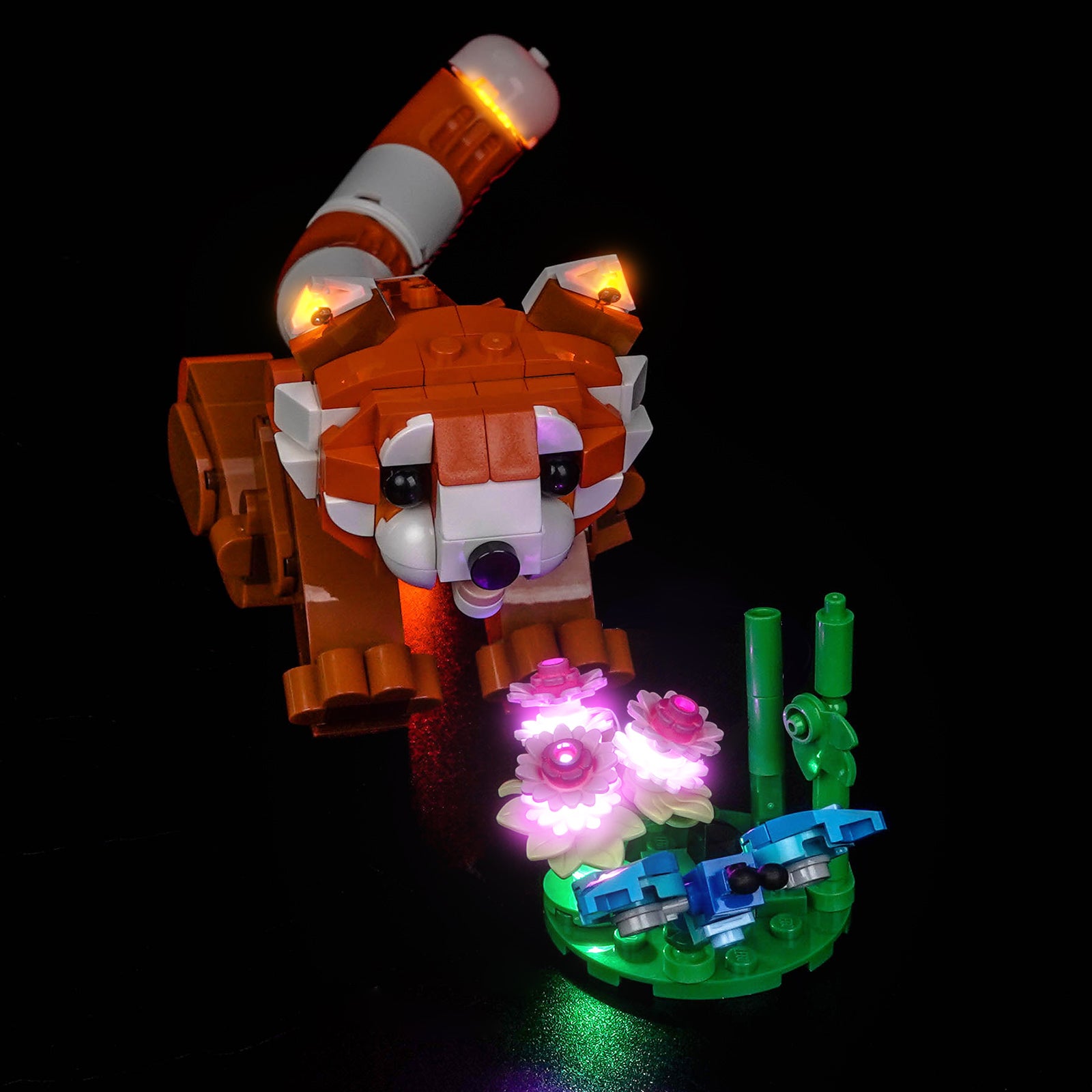 Kit d'éclairage BrickBling pour LEGO Creator 3-en-1 Animaux Mignons : Panda Roux 31394
