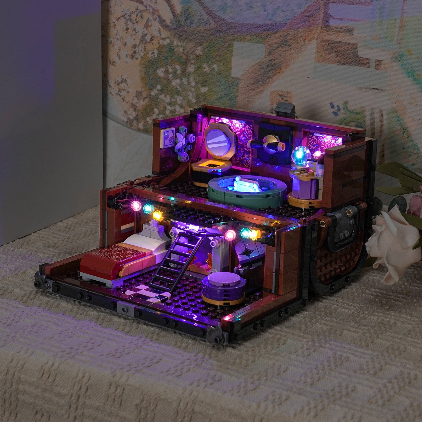 Kit d'éclairage BrickBling pour les ensembles LEGO Wednesday L'appartement de la Chose 76785