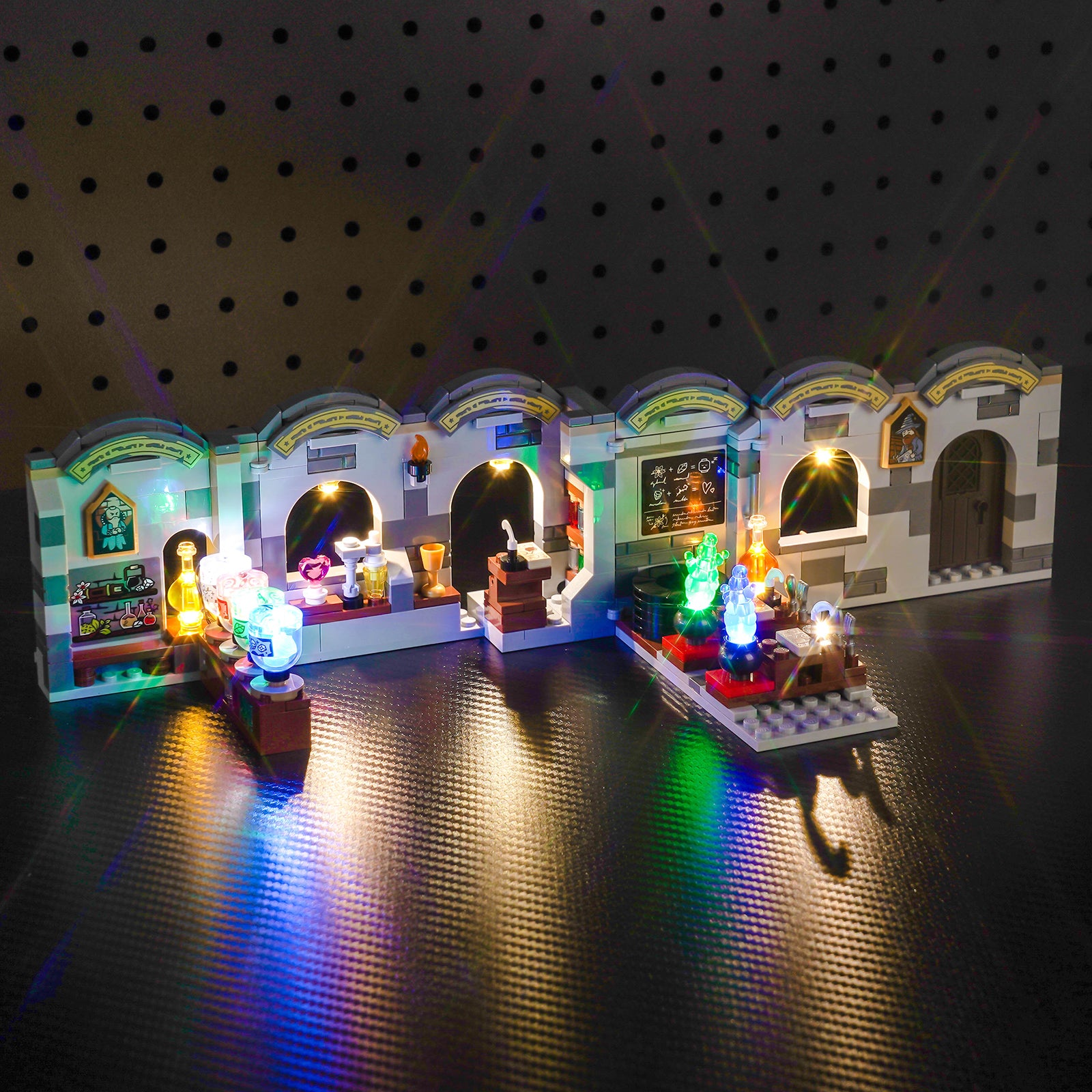 BrickBling Lichtset für LEGO Harry Potter Hogwarts-Schloss: Zaubertrankunterricht 76431