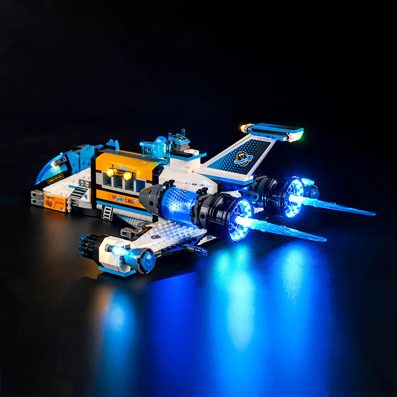 Kit d'éclairage BrickBling pour LEGO DREAMZzz Le bus spatial de M. Oz 71460, version télécommandée