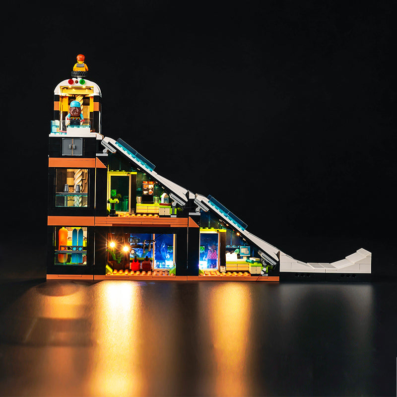 BrickBling Lichtset für LEGO Ski- und Kletterzentrum 60366