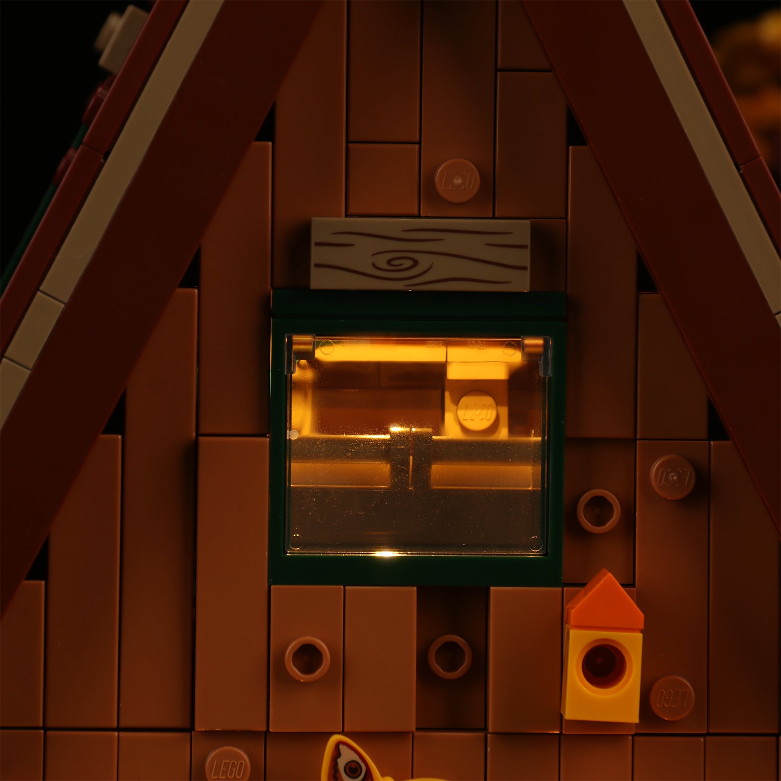 BrickBling Lichtset für LEGO A-Frame Cabin 21338