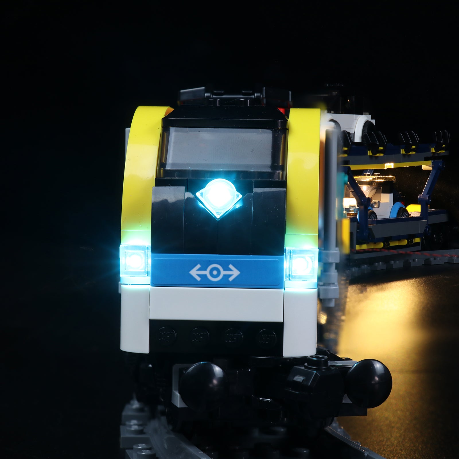 Lego best sale train lights