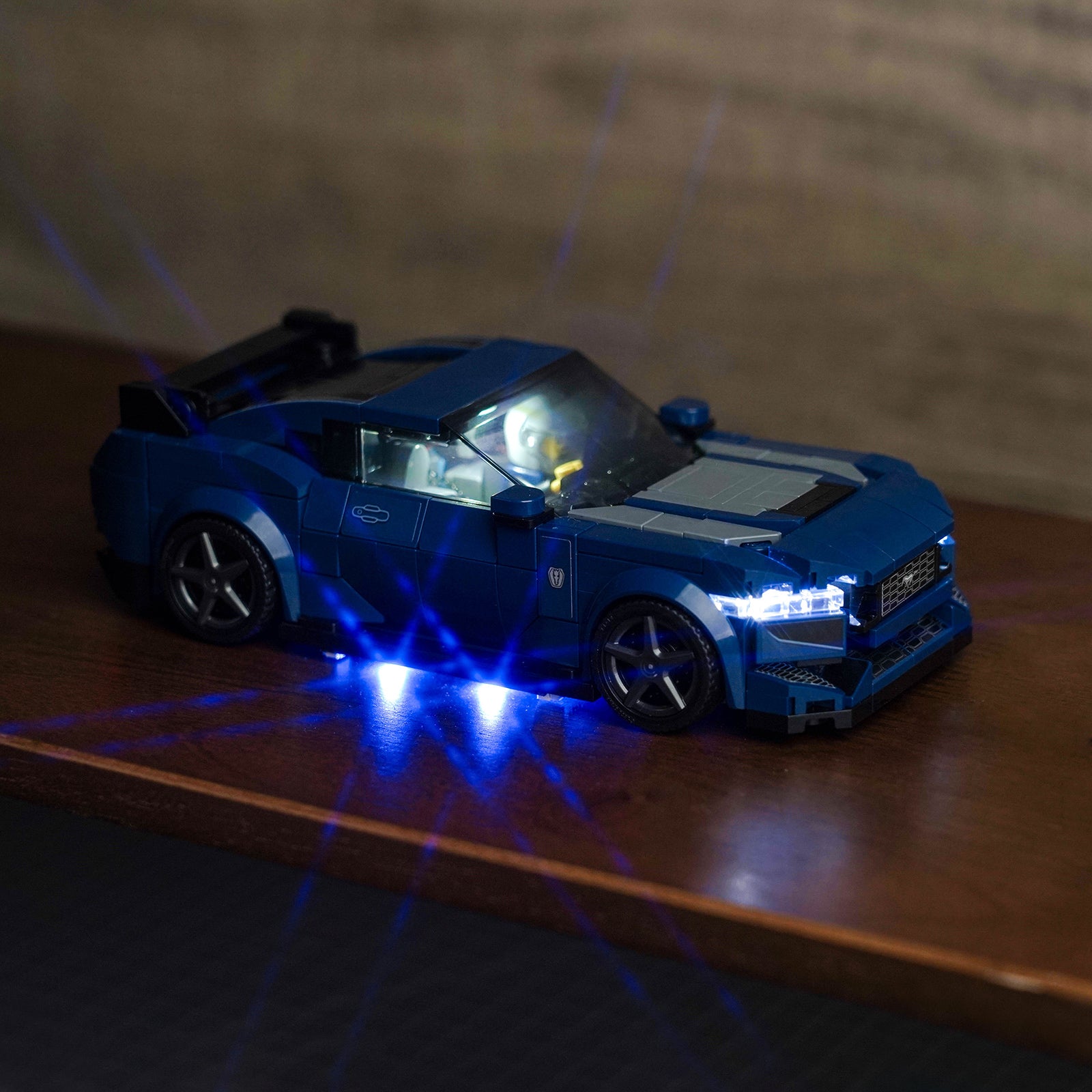 BrickBling Light Kit for LEGO Speed Champions Ford Mustang Dark Horse Sports Car 76920