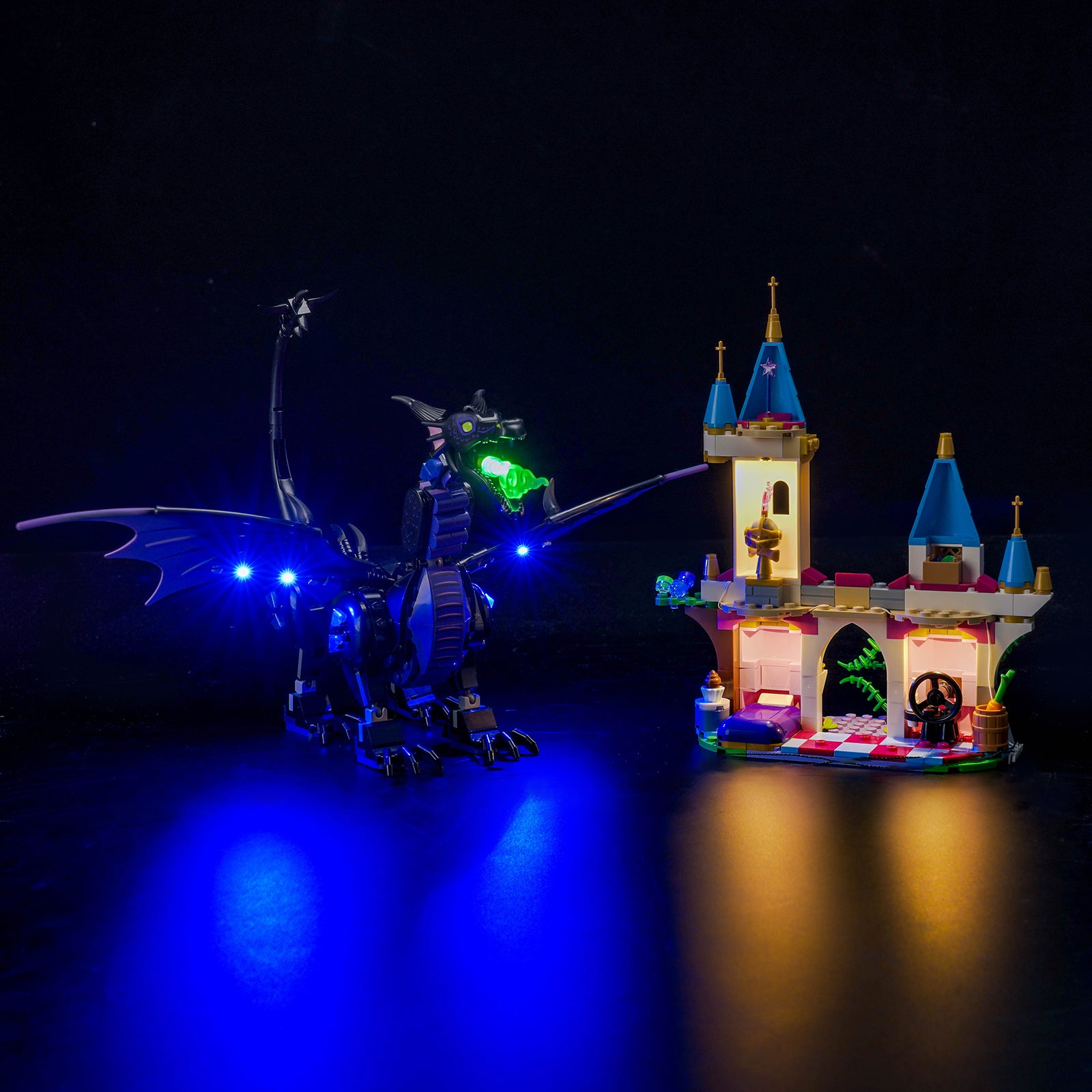 BrickBling Lichtset für LEGO Disney Maleficents Drachenform 43240