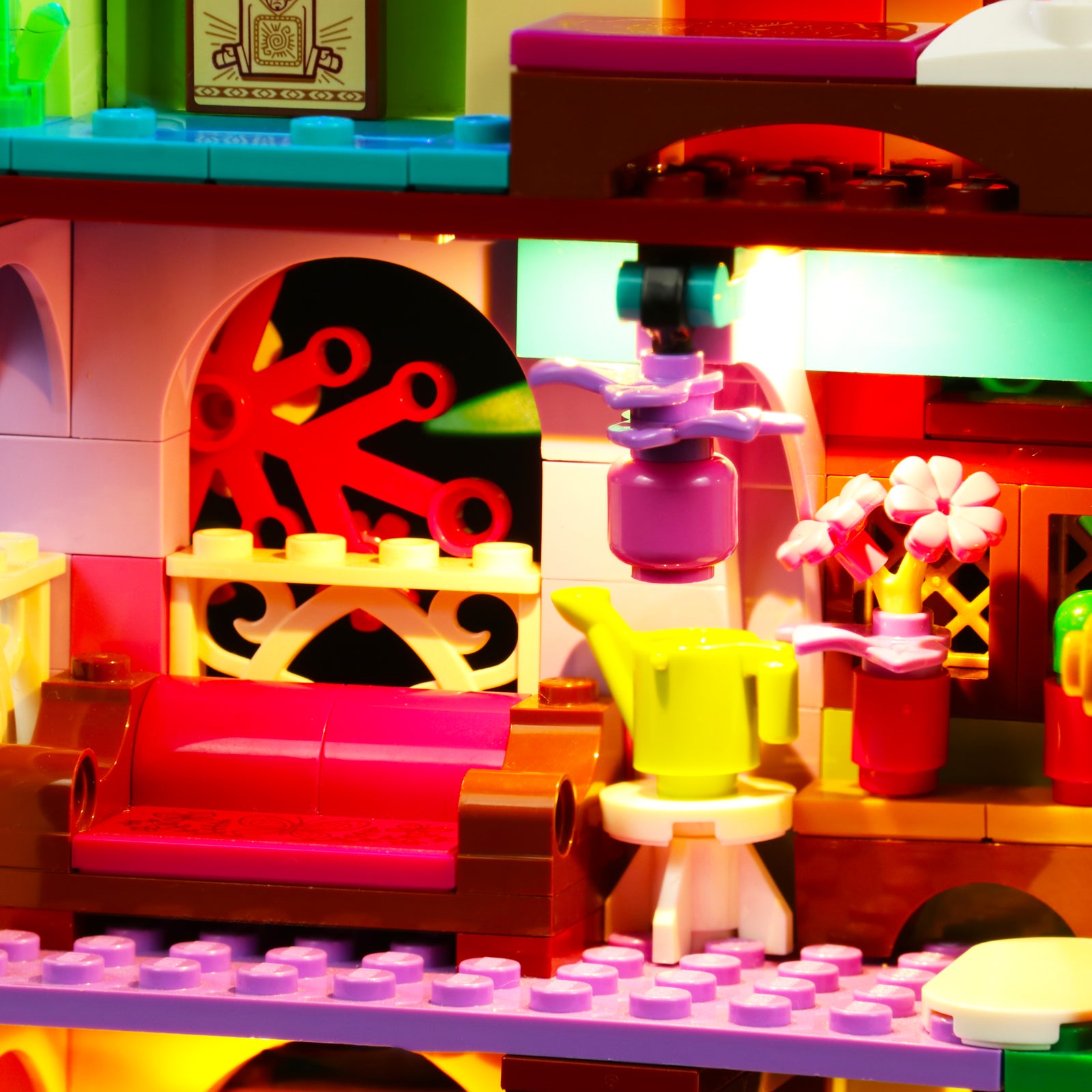 Details Display of BrickBling Light Kit for LEGO Disney The Madrigal House 43202 Upgraded Version