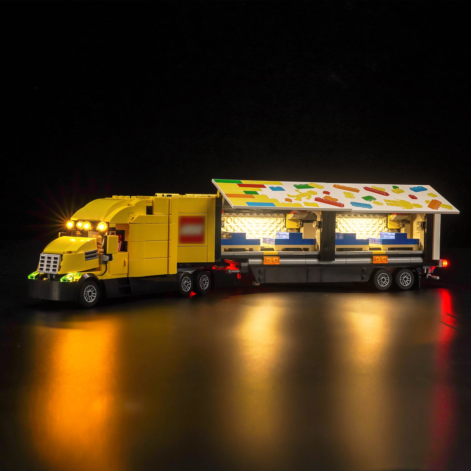 LED Light Kit for LEGO City Yellow Delivery Truck 60440