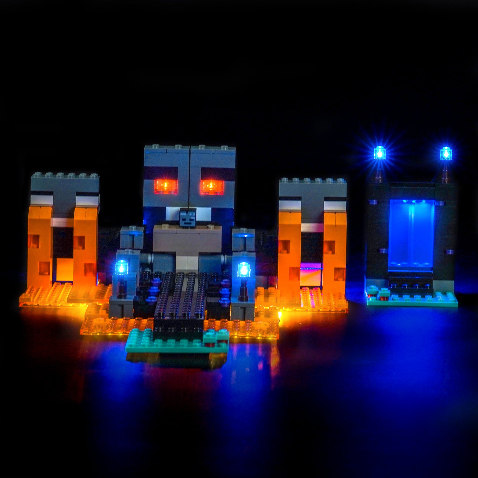 Kit d'éclairage BrickBling pour LEGO Minecraft Wither Battle 21590