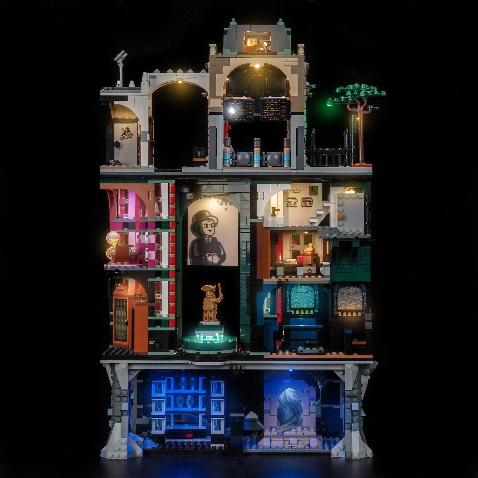 Kit d'éclairage BrickBling pour LEGO Harry Potter Le ministère de la Magie™ – Édition collector 76476